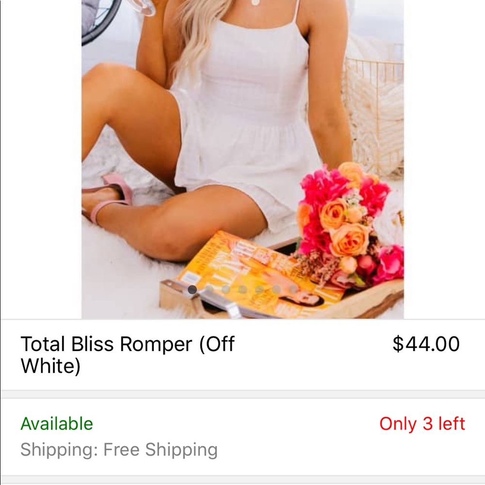 NWT NANAMACS ROMPER